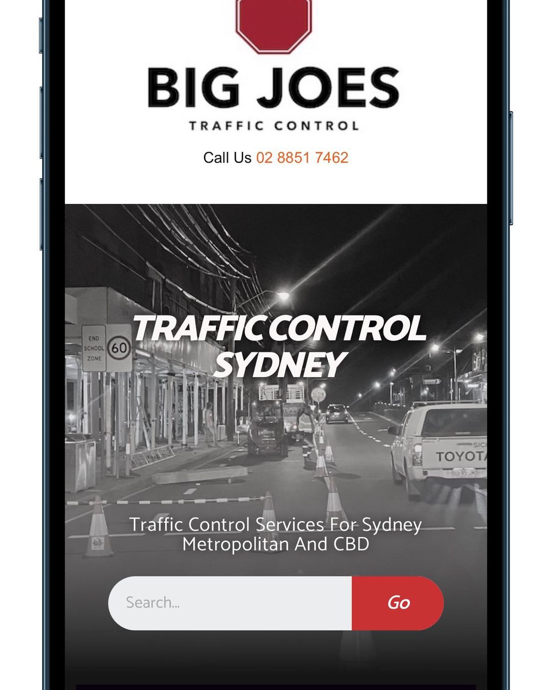 Client: Big Joes Traffic Control 1